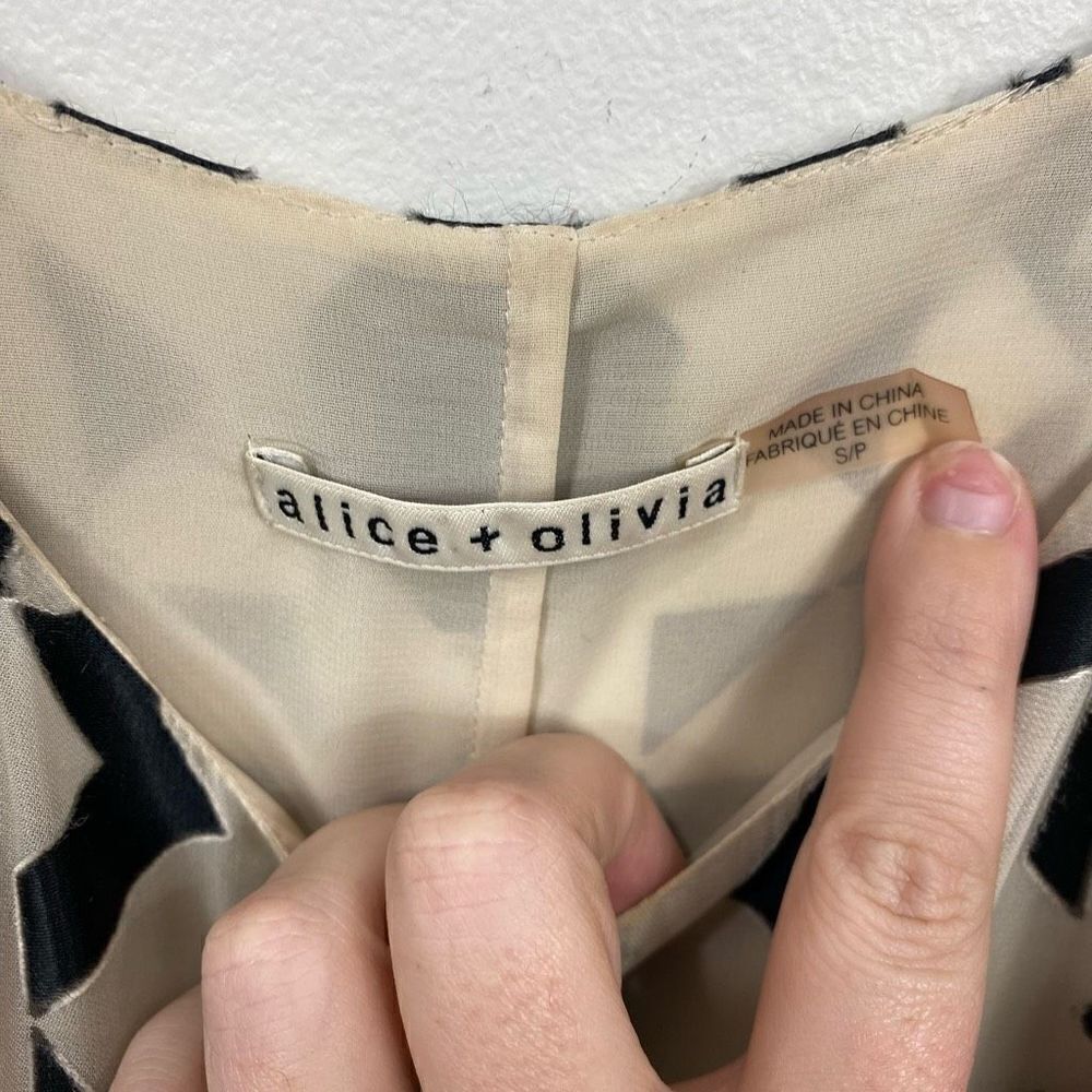 Alice + Olivia Rhi Tiered Hem Tank Dress - Picture 7 of 10
